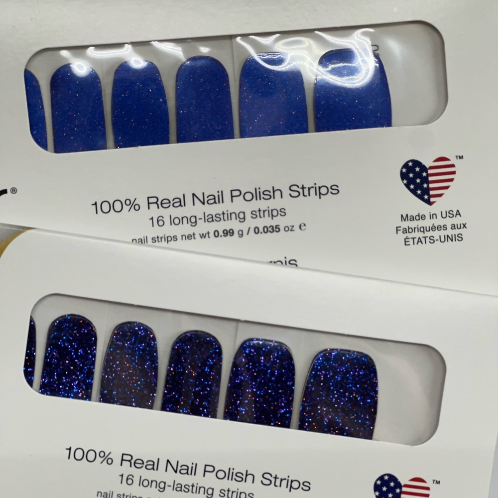 Color Street Nail Strips - Blue Glitter Bundle